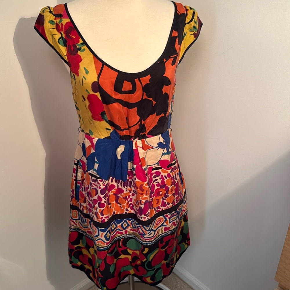Anthropologie Moulinette Soeurs 100% Silk Dress